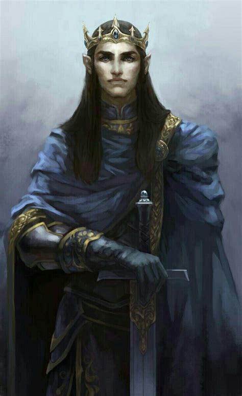 Male Elf Aristocrat Noble Prince Pathfinder Pfrpg Dnd Dandd D20 Fantasy