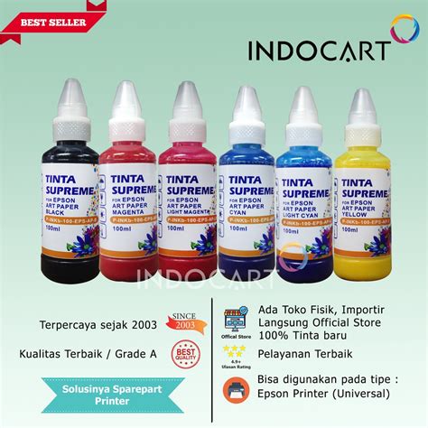 Jual Tinta Refill Printer Epson Art Paper Ink Ml Shopee Indonesia