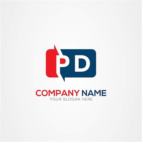 Premium Vector Pd Or Dp Creative Modern Letters Logo Design Element