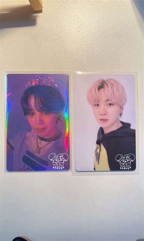 SET Mimi Crown Pink Yoongi Suga Jimin Photofolio Id Chaos Butter Hybe