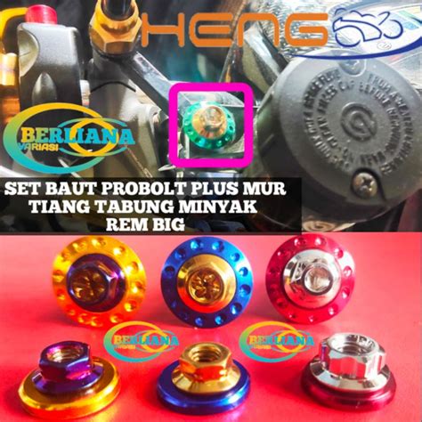 Jual Set Baut Probolt Tiang Tabung Minyak Rem Big Original Heng