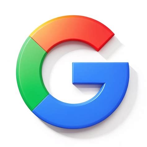 A Google logo on a white background | Premium AI-generated image