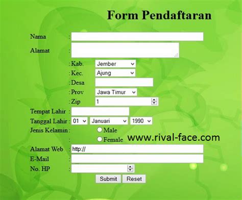 Cara Membuat Form Daya Siswa Menggunakan Php Rumus Soal