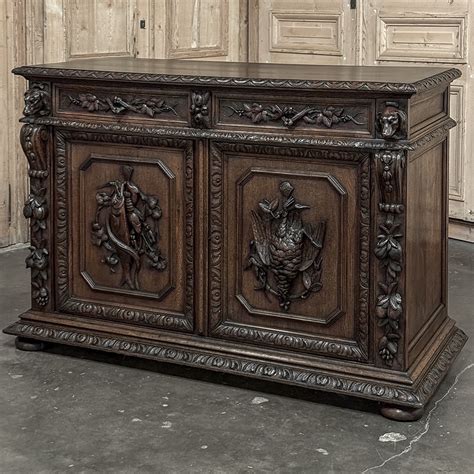 Th Century French Renaissance Hunt Buffet