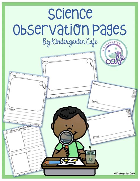 Science Observation Journal Pages By Teach Simple