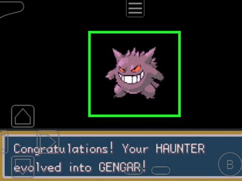 evolve haunter  gengar   pokemon game