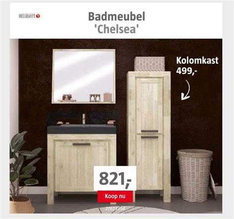 Allibert Badmeubel Chelsea Of Kolomkast Aanbieding Bij Bauhaus