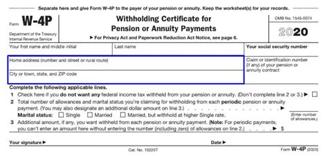 IRS Form W 4P Fill It Out In An Efficient Way 60 OFF