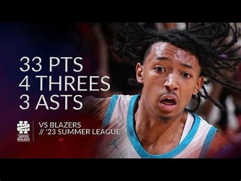 Nick Smith Jr Pts Threes Asts Vs Blazers Summer League