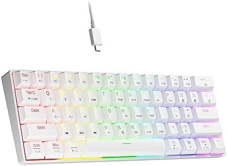 Amazon Fogruaden Wireless Mechanical Keyboard Hot Swappable Usb C Wired Bluetooth
