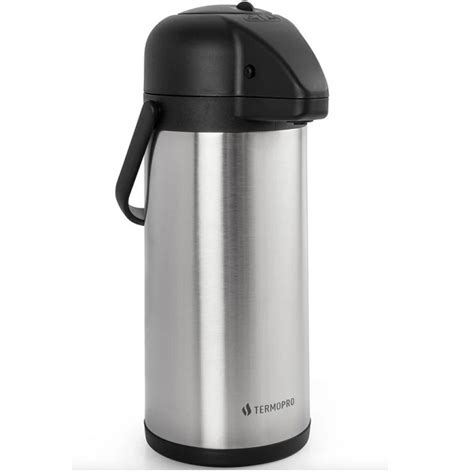 Garrafa Termica Aço Inox Pressao 3 Litros Termopro | Leroy Merlin