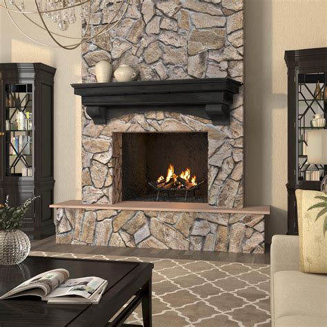 Pearl Mantels Celeste Fireplace Shelf Mantel And Reviews Wayfair