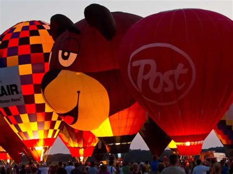 Hot Air Balloons Battle Creek Field Of Flight Balloon Festivals