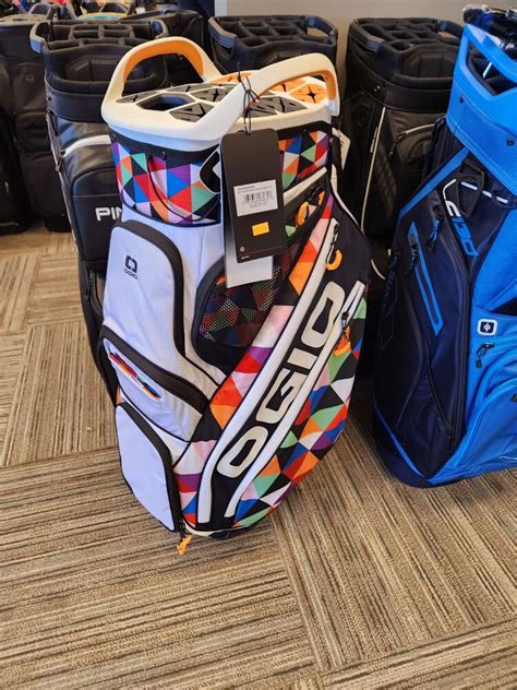 Ogio Silencer Cart Golf Bag triangle retro | SidelineSwap