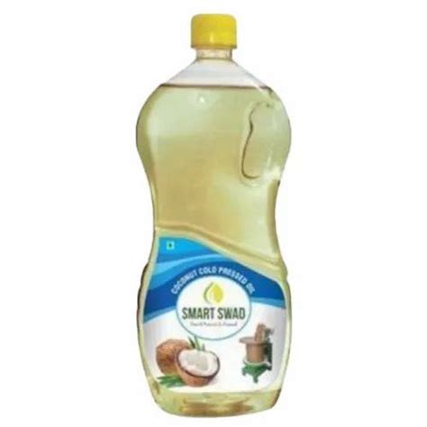 Smart Swad 1L Cold Pressed Coconut Oil For Cooking Hair And Brain Rs