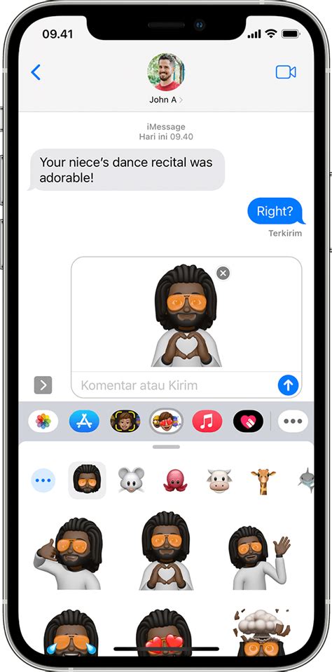 Menggunakan Memoji Di IPhone Atau IPad Pro Apple Support ID