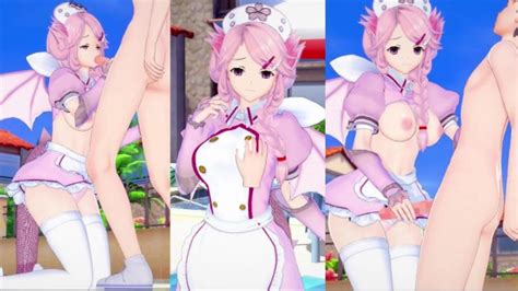 【エロゲーコイカツ！】遊戯王 ドラゴンメイド・ナサリー3dcg巨乳アニメ動画 Hentai Game Koikatsusunshine