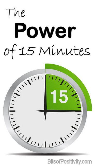 The Power Of Minutes