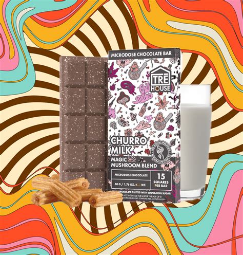 Magic Mushroom Chocolate Bar By Tre House — Godsbeardcult