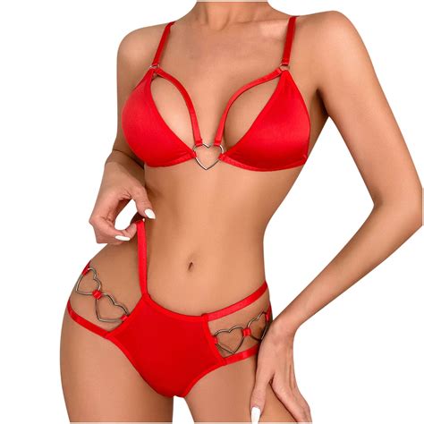 Odeerbi Women S Lingerie Set Valentine S Day Sexy Lingerie Hollow