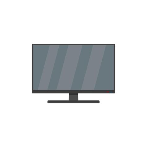 Icono De Monitor De Computadora Equipo De Trabajo De Oficina Signo De