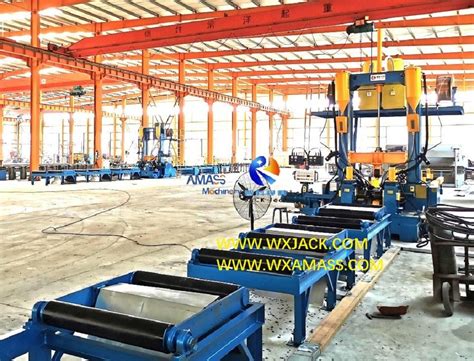 Assembly Welding Straightening Automatic T I H Beam Fabrication Machine