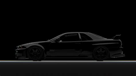 Nissan R34 Skyline Skyline Twin Turbo 3d Model Cgtrader