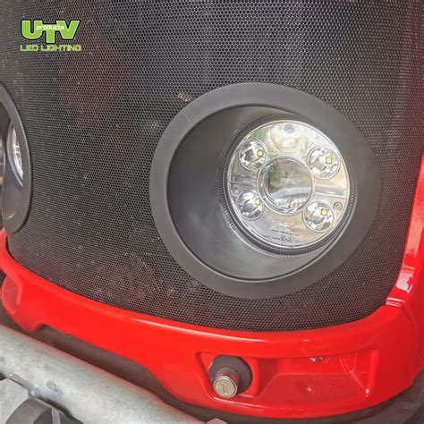 UTV336 – 130mm Round LED Tractor Headlight Road Legal