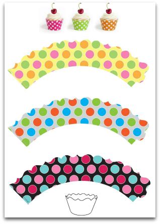 Imprimibles De Wrappers Para Cupcakes 3 Ideas Y Material Gratis Para