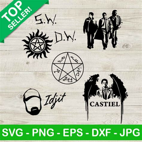 Supernatural Svg Bundle Winchester Svg Supernatural Movie Svg