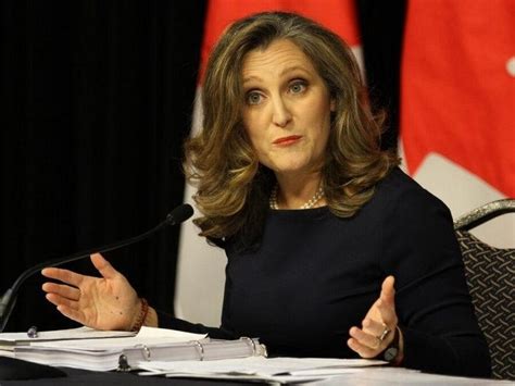 Snobelen Chrystia Freeland S Fall From Grace