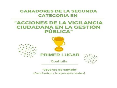 Coahuila ganador del primer lugar en Premio Nacional de Contraloría