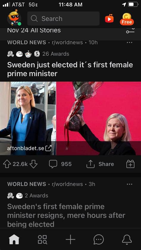 First female prime minister : r/196