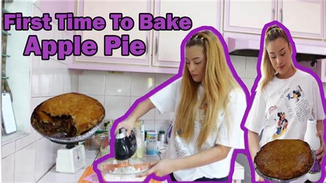 First Time To Bake Apple Pie Youtube