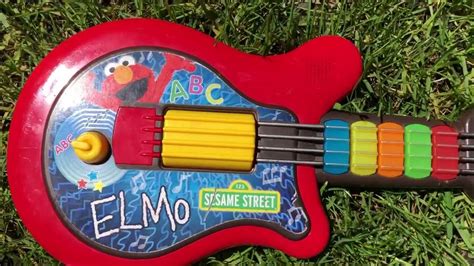 Sesame Street Elmo Guitar Sings And Lights Up Hasbro 2012 Youtube