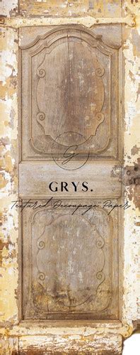 Grys Textured Decoupage Paper Ancient Door Redesigns