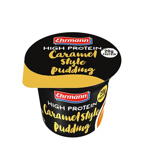 High Protein Pudding Vanilla Topping Ehrmann Pt