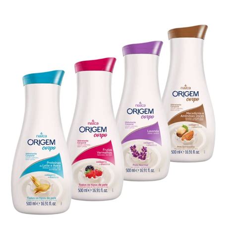 Kit Hidratante Corporal Origem Nazca 380ml Kit 4 Unidades Shopee Brasil