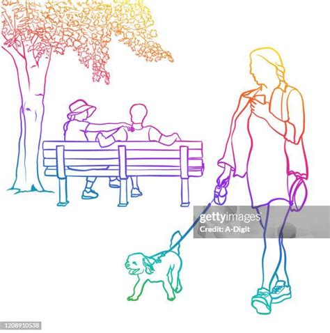 60 Dog Walking Sketch Stock Photos, High-Res Pictures, and Images ...