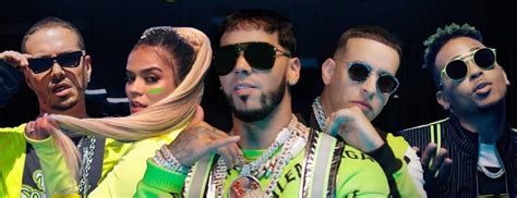 VIDEO Anuel AA Daddy Yankee Karol G Ozuna J Balvin Se Unen En