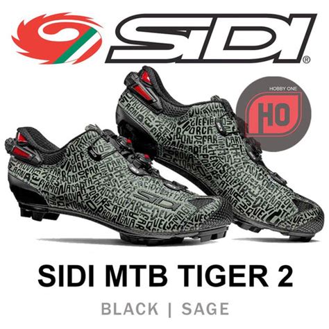 Jual Sidi Mtb Tiger Srs Dzero Black Sage Sepatu Sepeda Cleat Spd