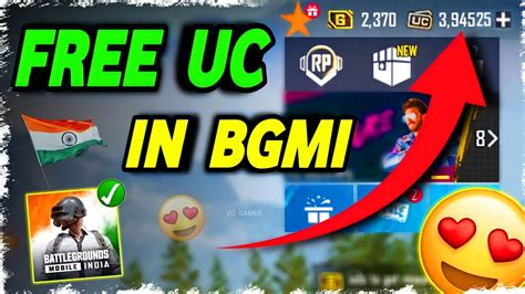 FREE UC How To Get FREE UC In Bgmi Free Uc In Bgmi UC FREE