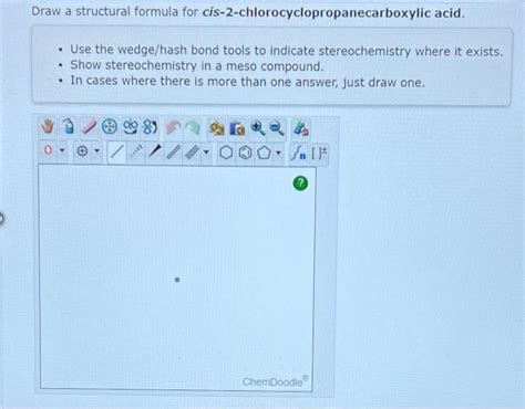 Solved Draw A Structural Formula For 4 Chlorobenzoic Acid Chegg