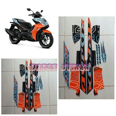 Jual Striping Decal Polet Sticker Yamaha Aerox Rc Oren