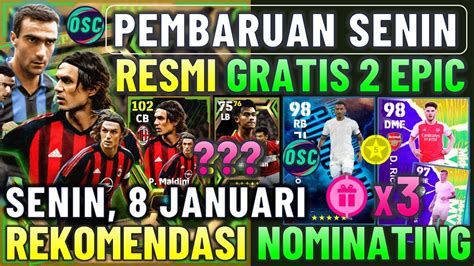 Gratis Maldini Pembaruan Senin Januari Saran Nominating Bintang