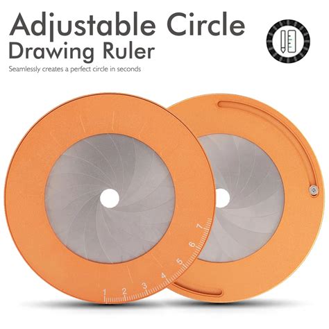 Boussole Ronde En Acier Inoxydable Outil De Dessin De Cercle Boussole