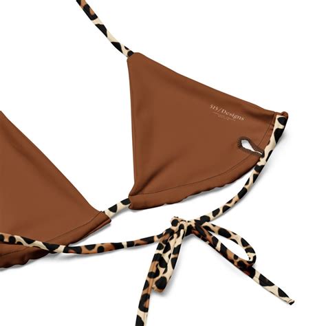 Trendy Leopard Bikini Two Piece Swimsuit For Summer Vibes Poolside Or Vegas Fun Leopard Print