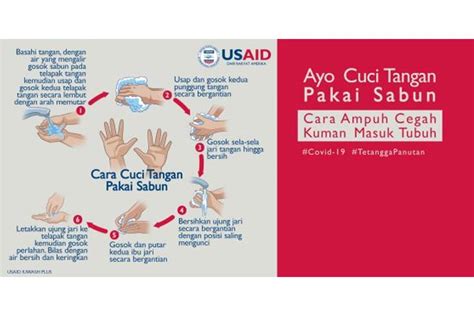 Poster Cara Cuci Tangan Pakai Sabun Yang Benar Nawasis National