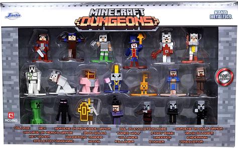 Minecraft Nano Metalfigs 20 Pack Wave 4 165 Inch Die Cast Metal