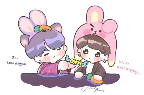 베니🐰🎉🥳💜 On Twitter Bts Ships Bts Dibujo Chibis Bts